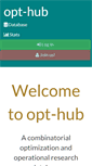 Mobile Screenshot of opt-hub.com